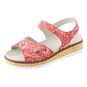 Sandale Femme Yolanda Rouge-Blanc