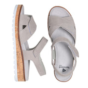 Sandale Femme Yolanda Gris clair