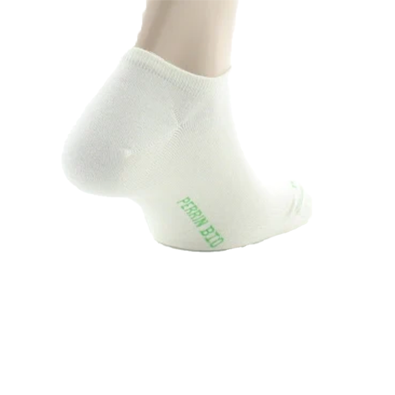 Socquettes Mixte 100% Coton Bio Blanc