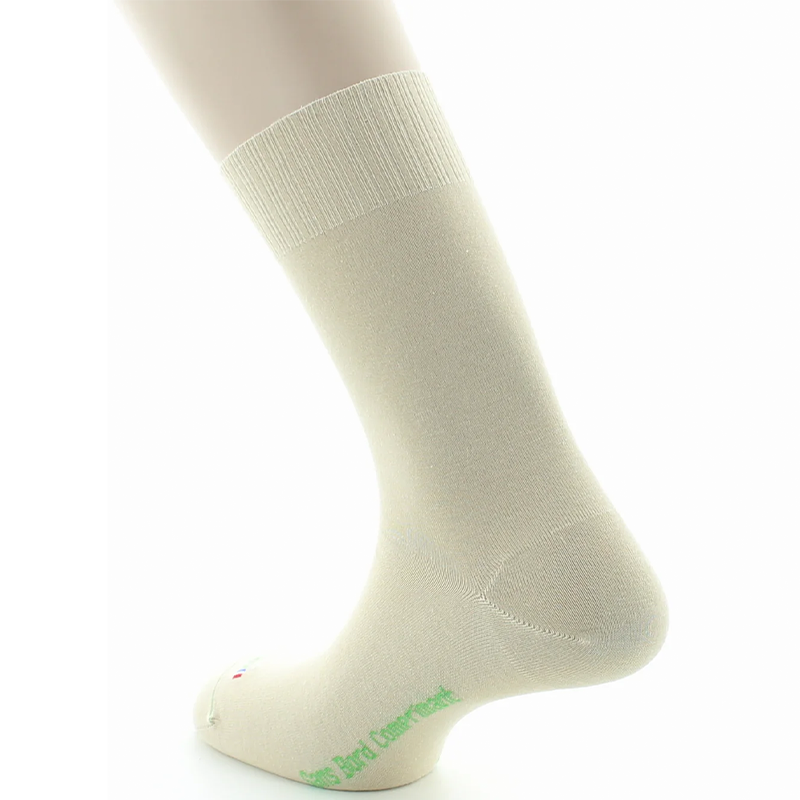 Chaussettes Mixte sans élastiques 100% Coton Bio Beige