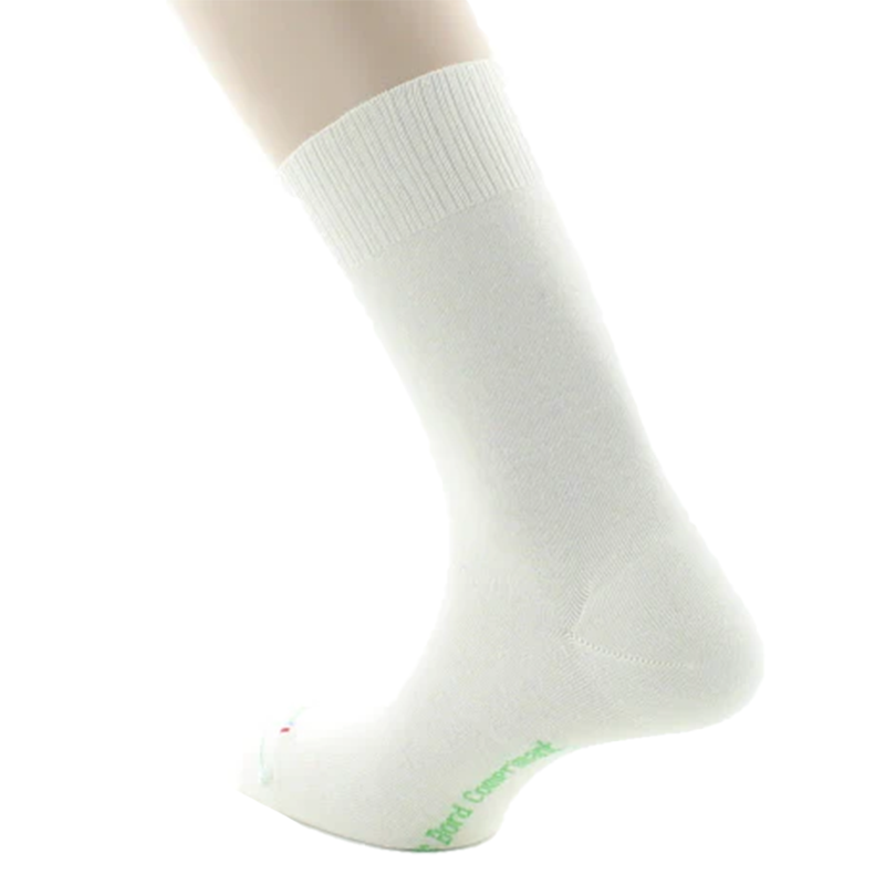 Chaussettes Mixte sans élastiques 100 % Coton Bio Blanc