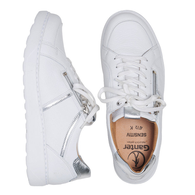 Chaussure à lacets Femme Kelly Blanc