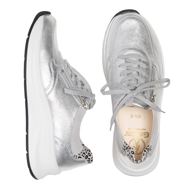 Chaussure à lacets Femme Kim Argent