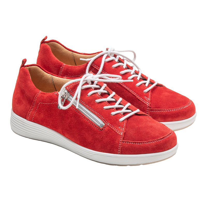 Basket Femme Klarisse Rouge