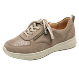 Chaussure à lacets Femme Kalys Taupe foncé