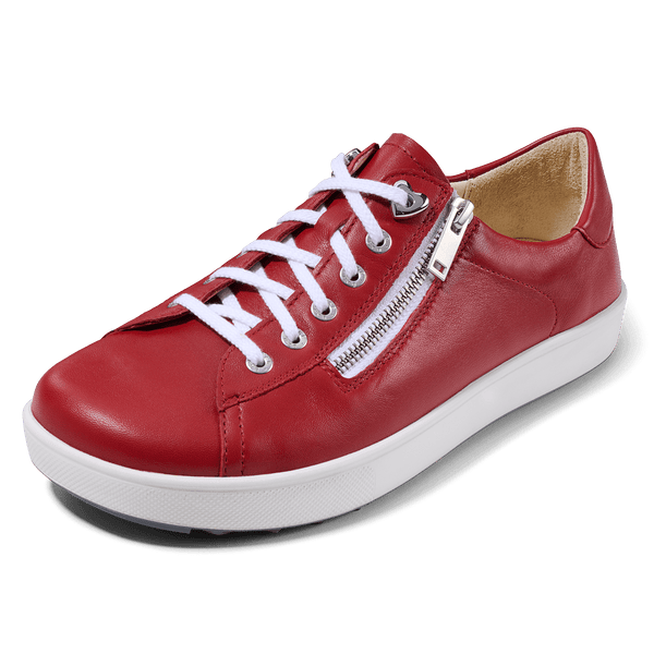 Chaussure à lacets Femme Margot Rouge