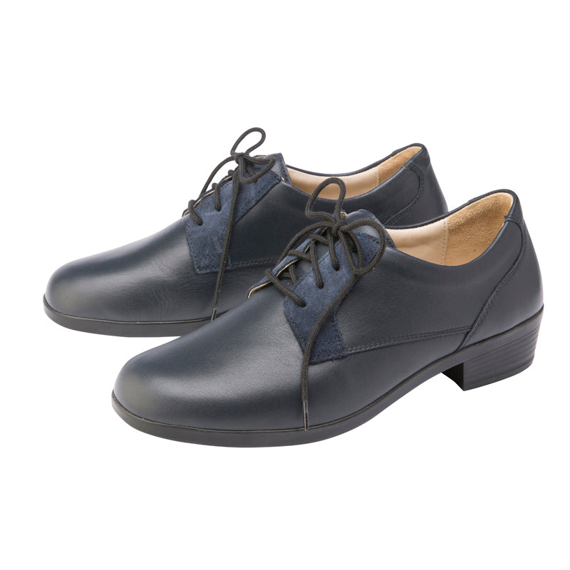 Chaussure à lacets Femme Agathe Bleu