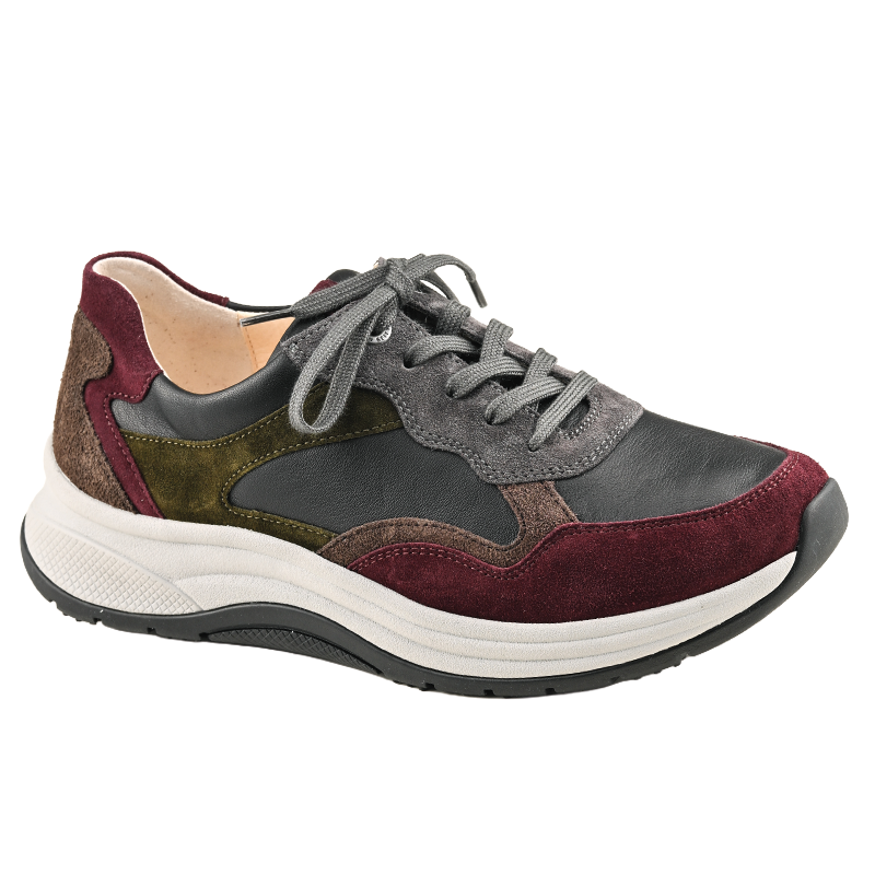 Chaussure à lacets Femme Fly Aubergine Multicolore