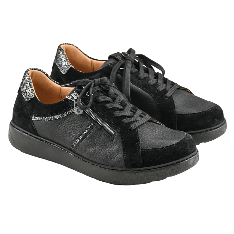 Chaussure à lacets Femme Kelly Noir H26