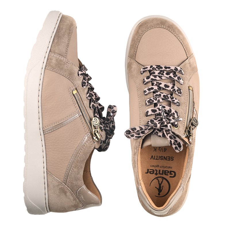 Chaussure à lacets Femme Kelly Taupe