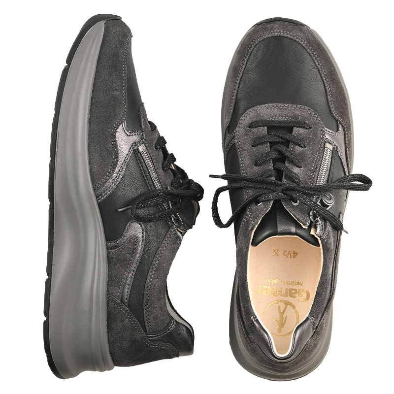 Chaussure à lacets Femme Kim Anthracite