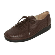 Chaussure à lacets Femme Princesse Espresso croco