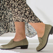 Mocassin Femme Adelya Olive