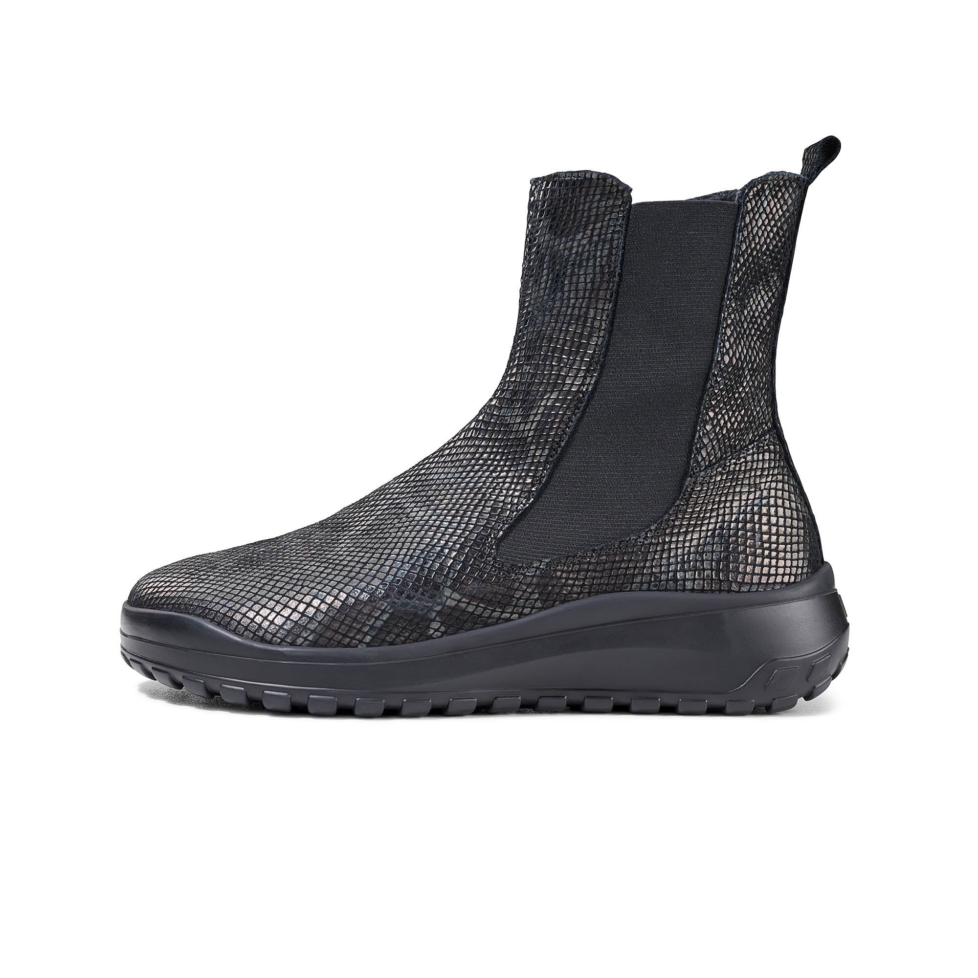 Bottine Femme Mabel Noir serpent