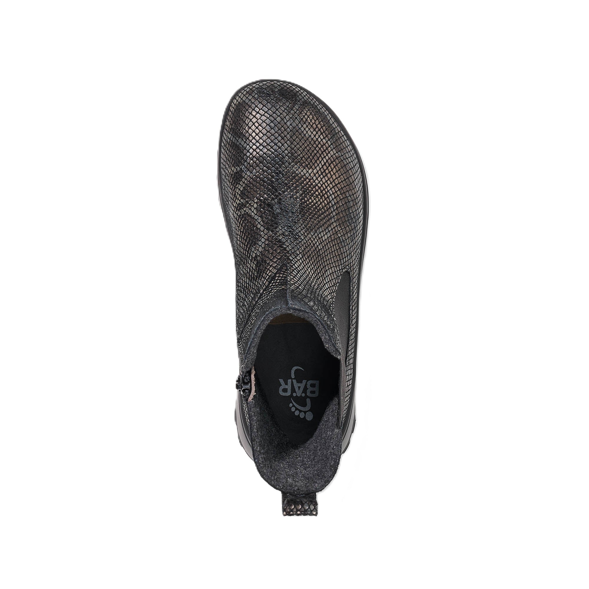 Bottine Femme Mabel Noir serpent