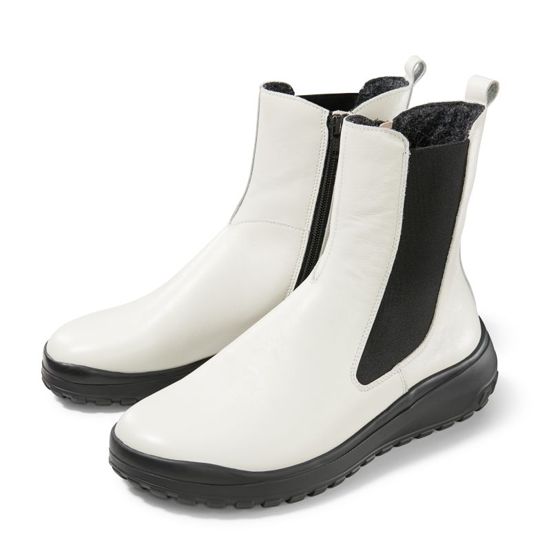 Bottine Femme Mabel Blanc cassé – JB Rodde