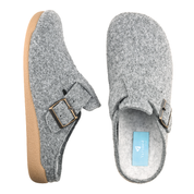 Chausson Femme Adalie Gris clair