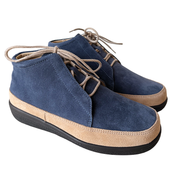 Bottine Femme Romy Bleu-Beige