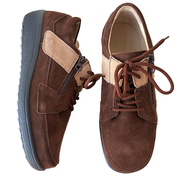 Chaussure à lacets Femme Rose Chocolat