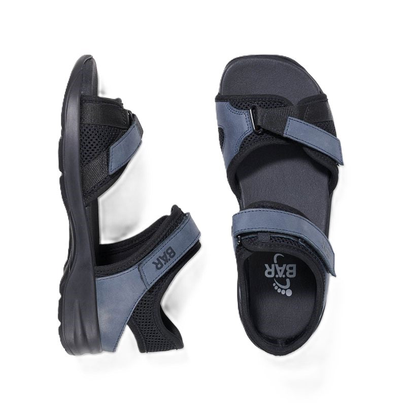 Sandale Femme Jandia Noir-Bleu