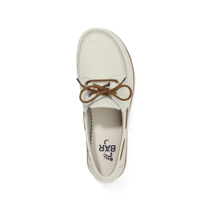 Basket Femme Luzy Blanc - Beige
