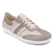 Basket Femme Elody Blanc Taupe