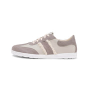 Basket Femme Elody Blanc Taupe