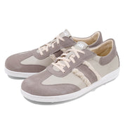 Basket Femme Elody Blanc Taupe