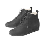 Bottine Femme Prune Noir