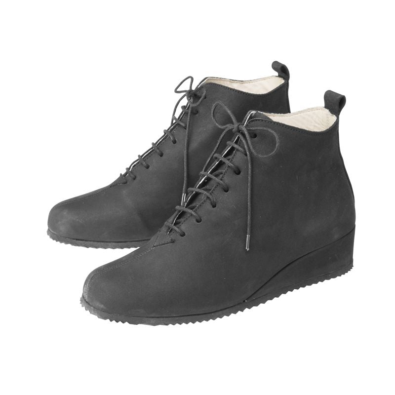 Bottine Femme Prune Noir