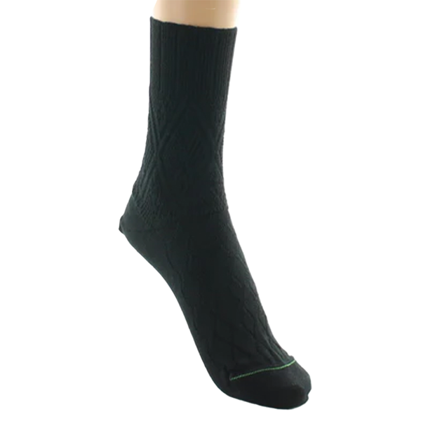 Chaussettes Femmes en laine bio Noir