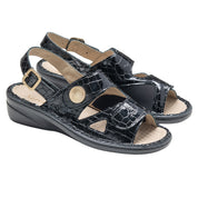 Sandale Femme Isadora Noir verni