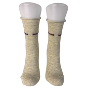 Chaussettes Mixte Signature Beige "Merveilleuse"