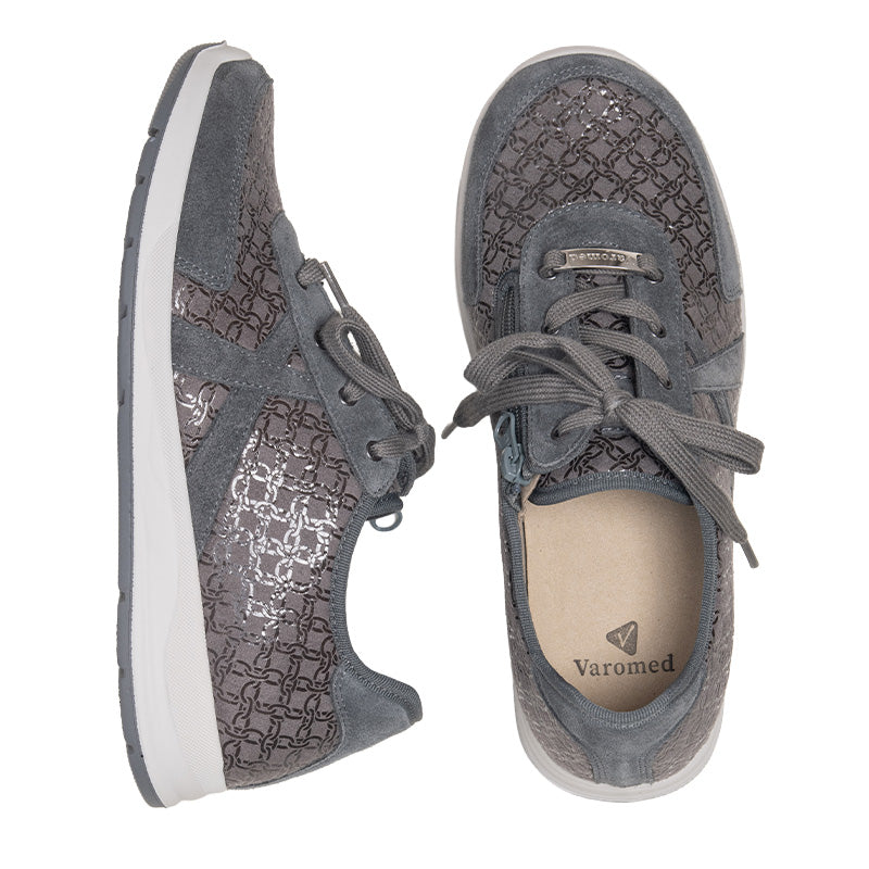 Chaussure à lacets Femme Kioto Gris