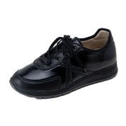 Chaussure à lacets Femme Kioto Noir verni