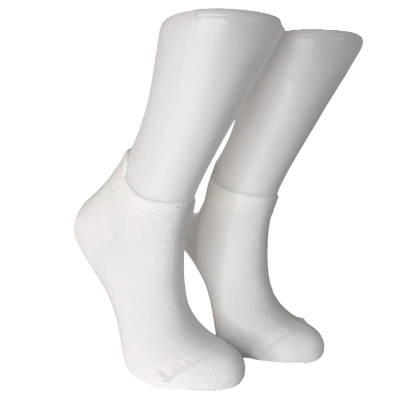 Socquettes Mixte Signature Blanc