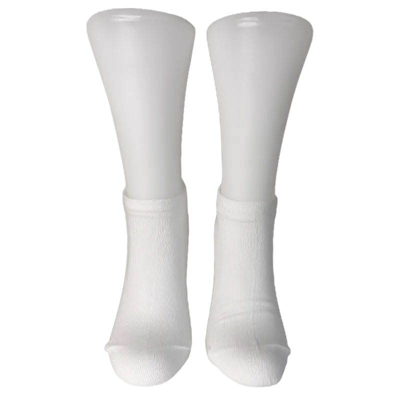 Socquettes Mixte Signature Blanc