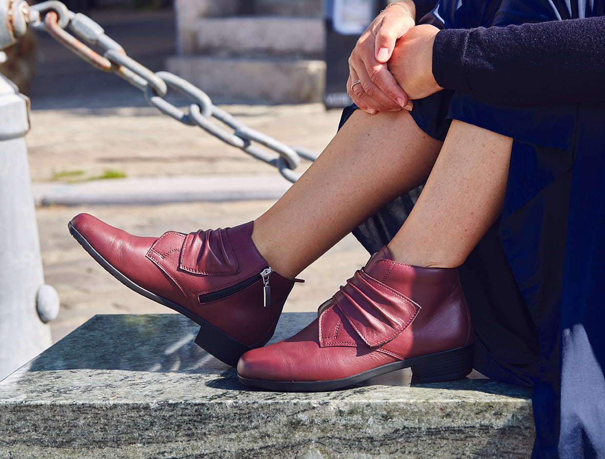 Bottine Femme Adèle Bordeaux