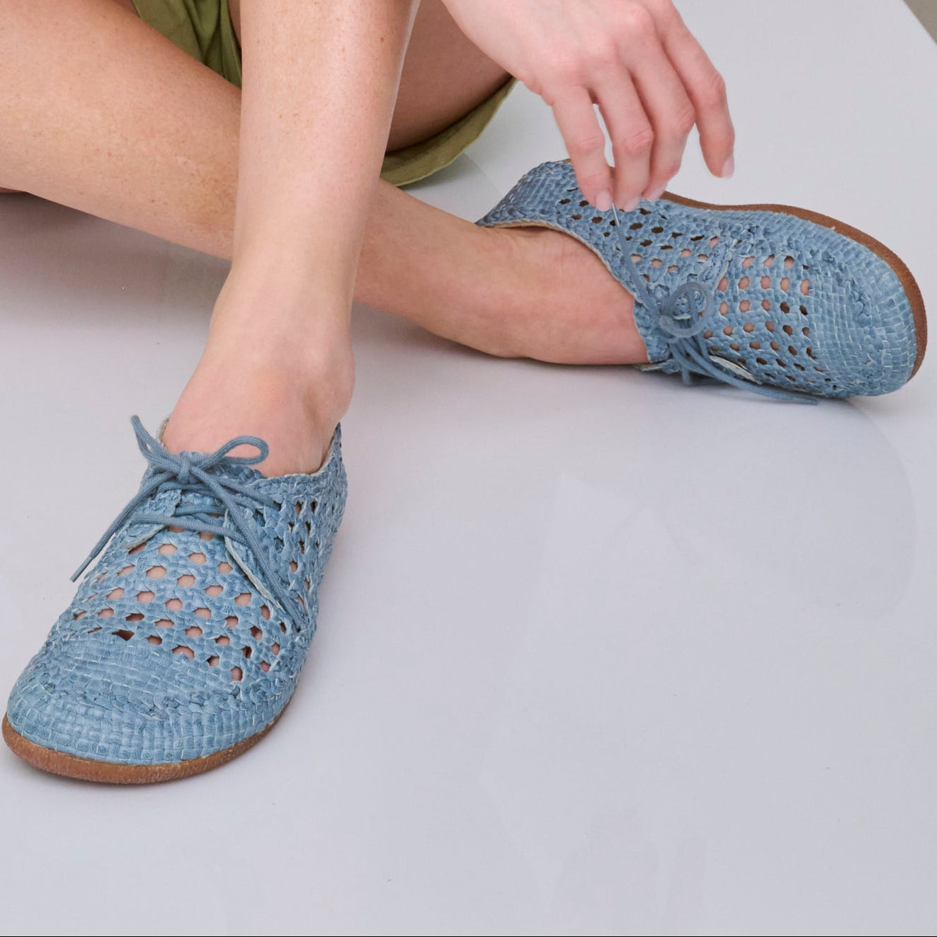 Chaussure à lacets Femme Berit Nature