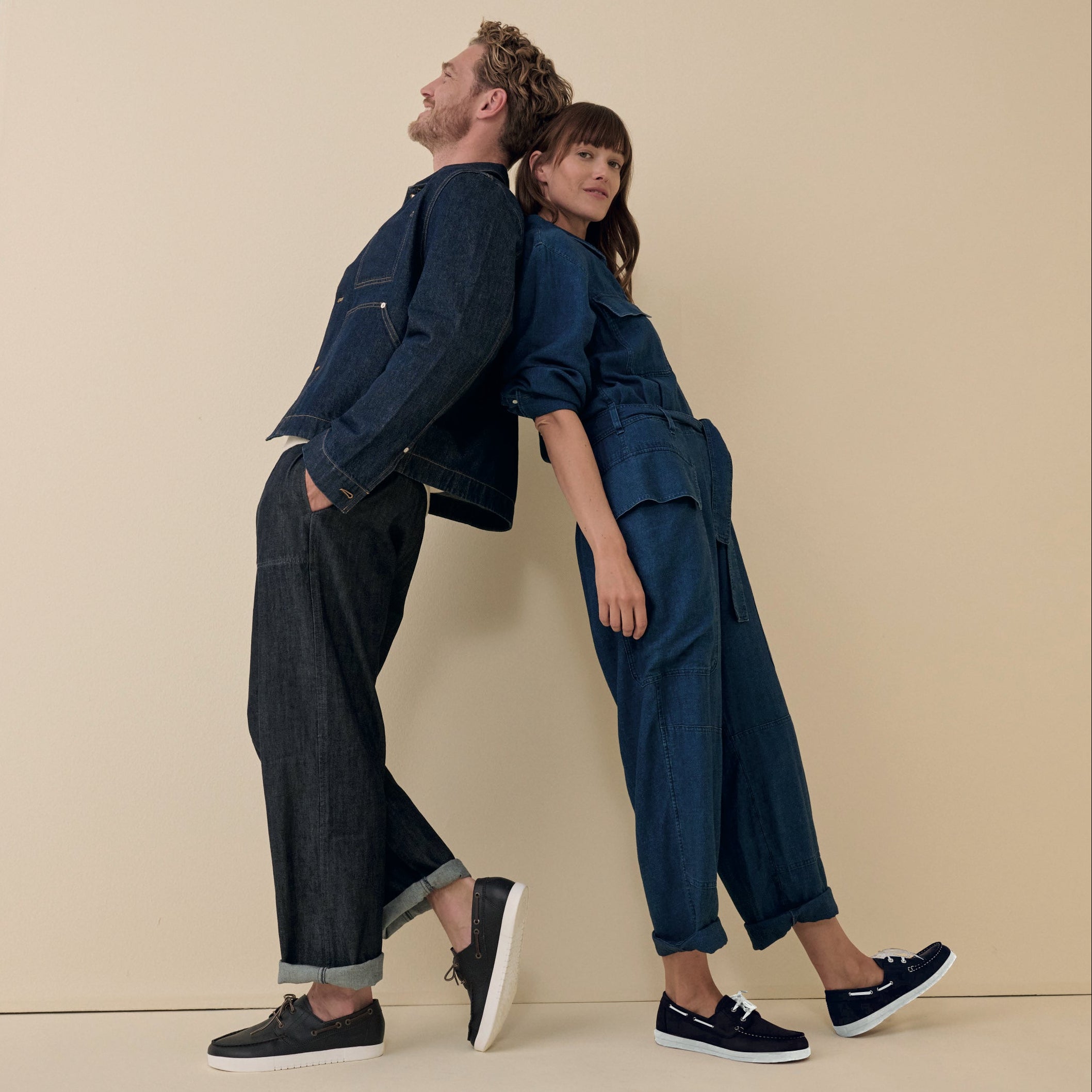 Basket Femme Luzy Blanc - Beige