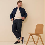 Chaussure à lacets Homme Emiliano Bleu foncé