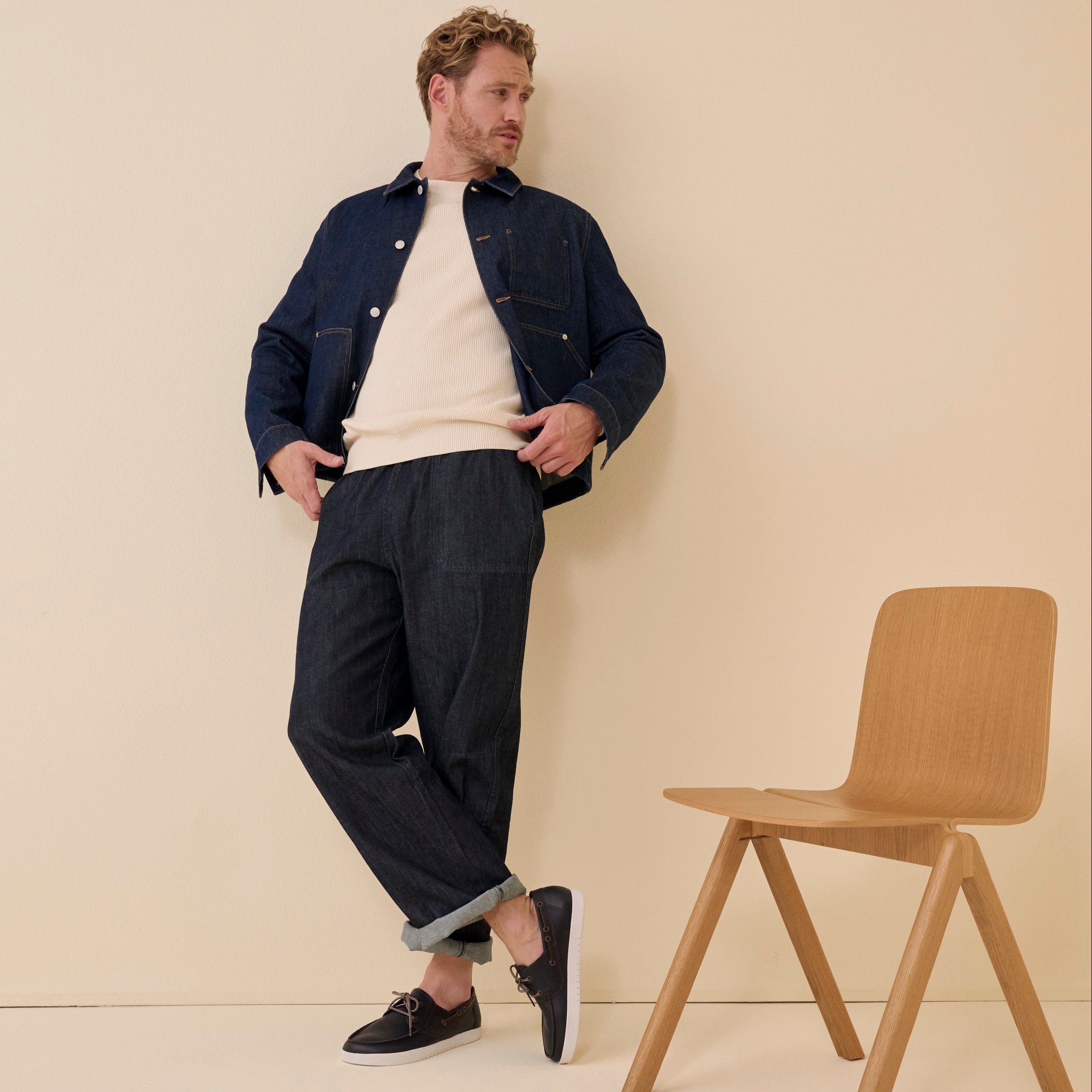 Chaussure à lacets Homme Emiliano Bleu foncé