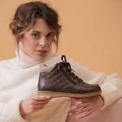 Bottine Femme Bertille Marron Beige