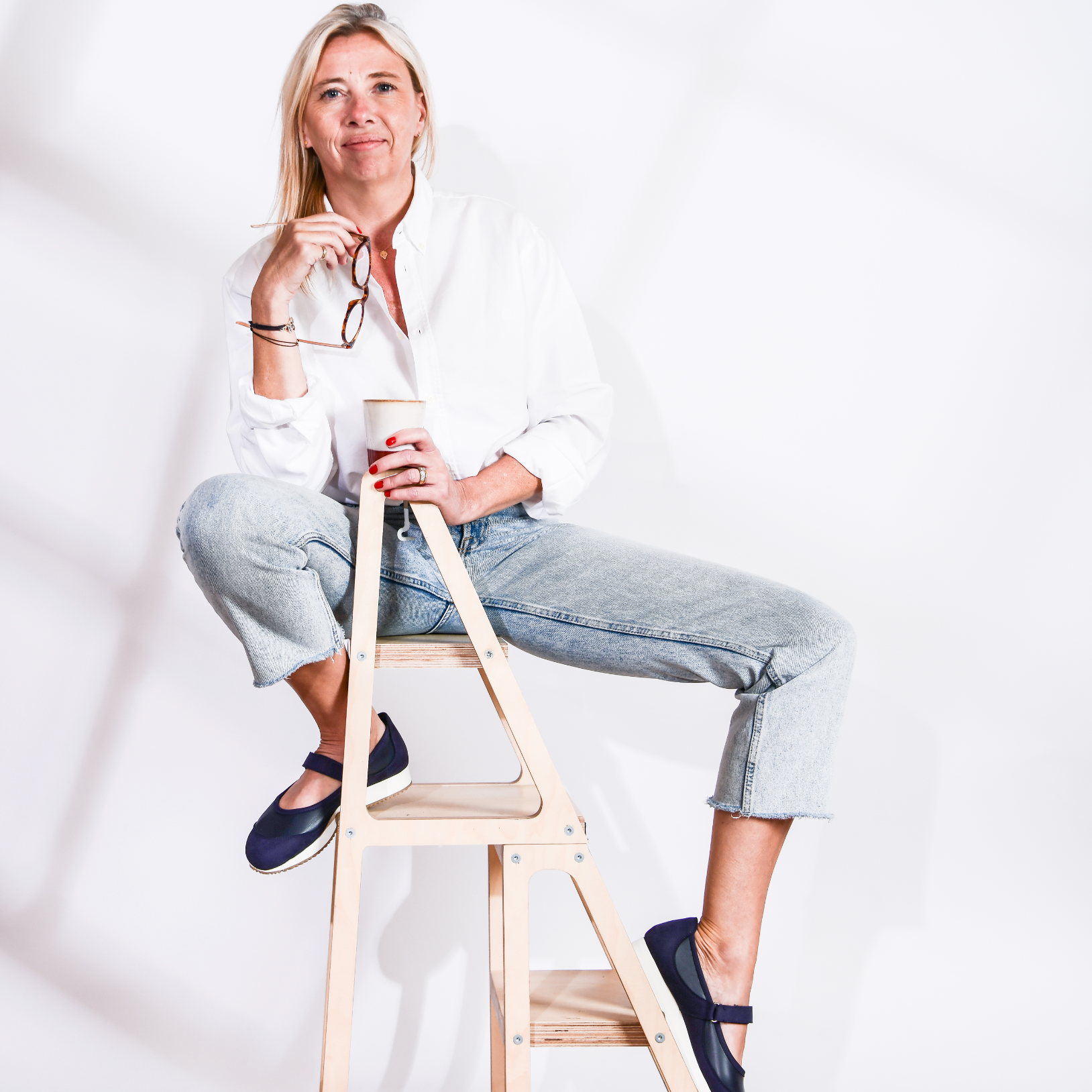 Ballerine Femme Caroline Marine