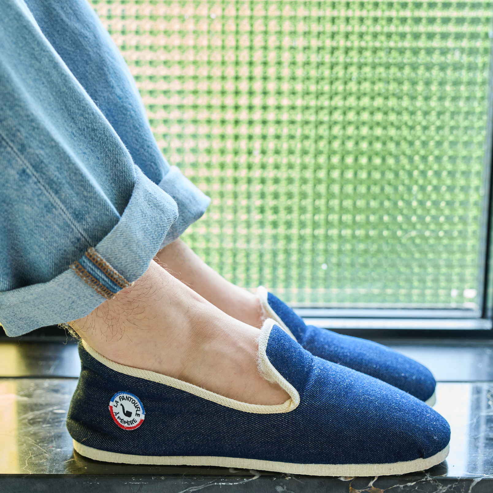 Chaussons Jeans bleu