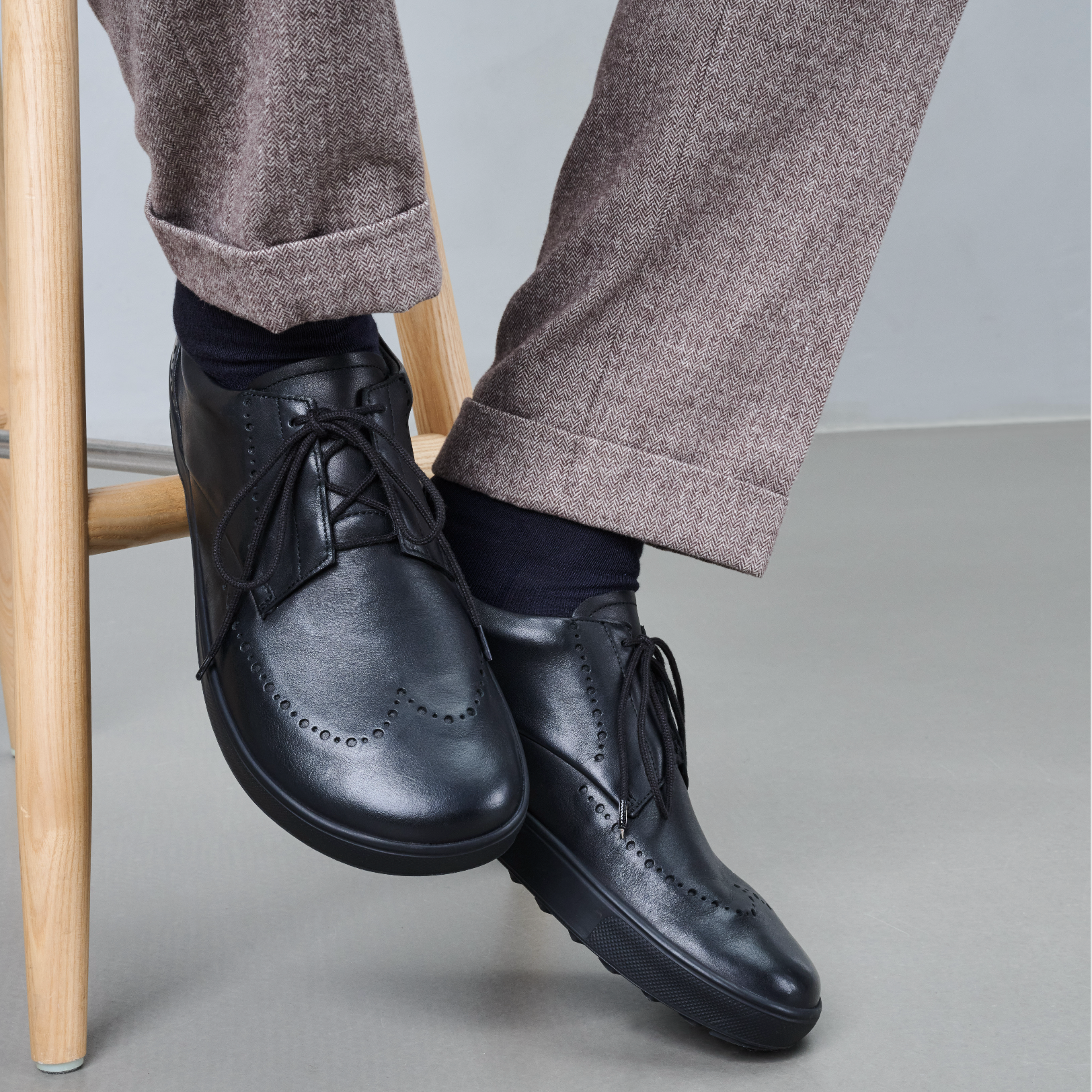 Chaussure à lacets Homme Henrik Noir