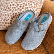 Chausson Femme Adalie Gris clair