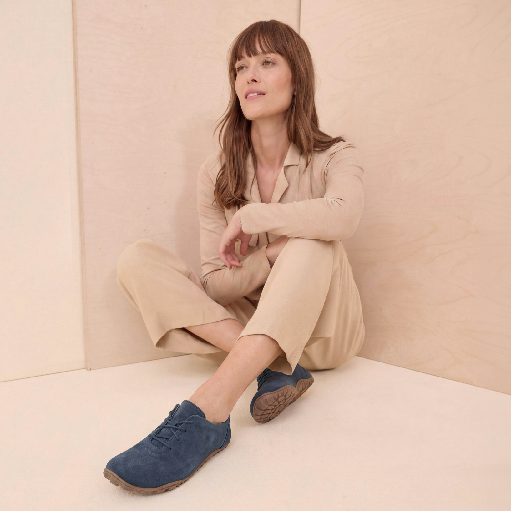Chaussure à lacets Femme Joana Bleu