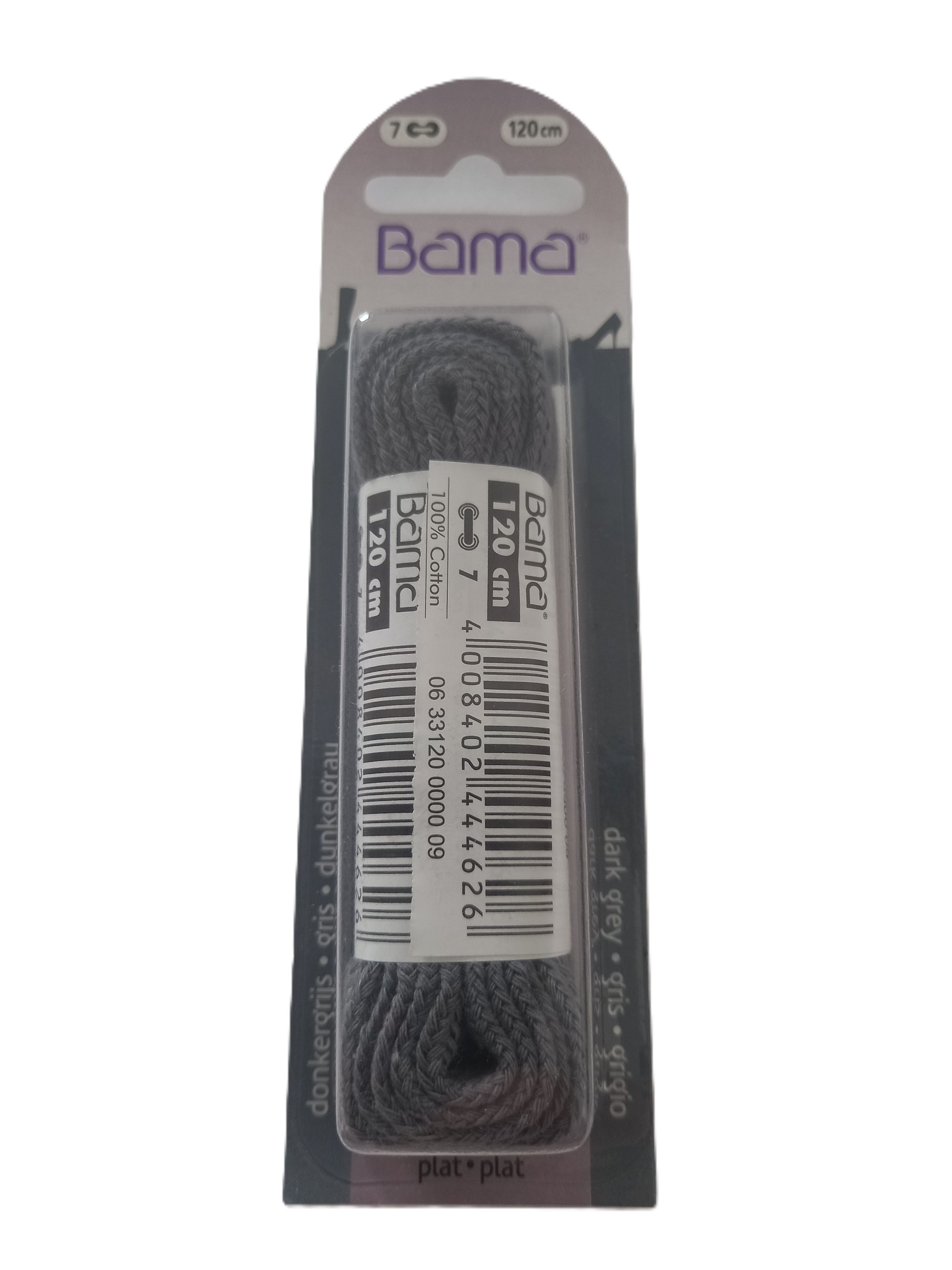 Lacets plats Gris 120 cm