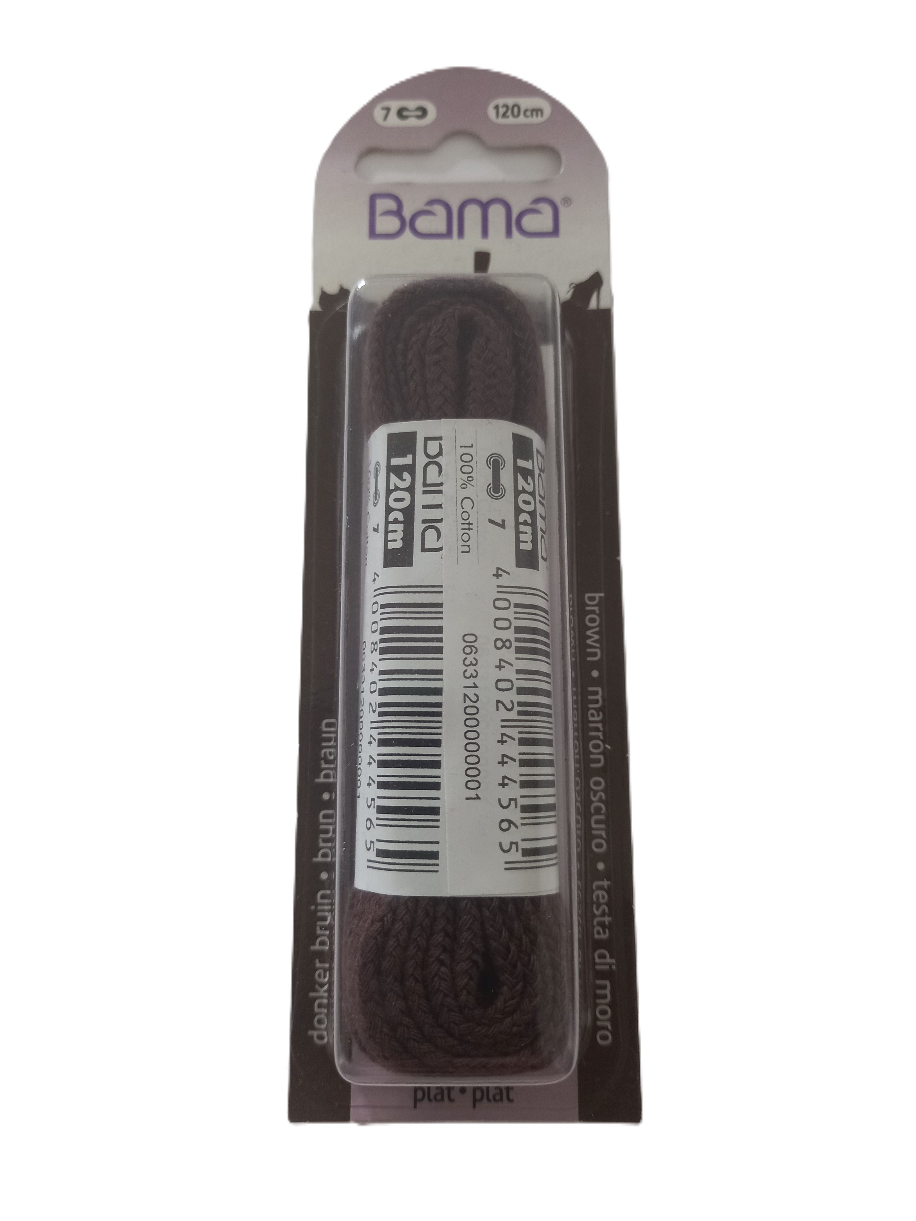 Lacets plats Marron 120 cm